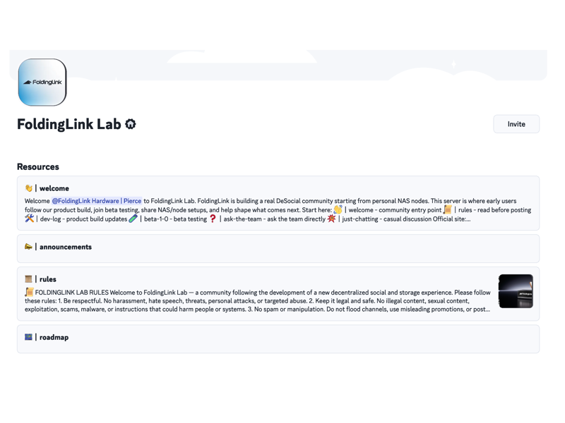 FoldingLink private beta