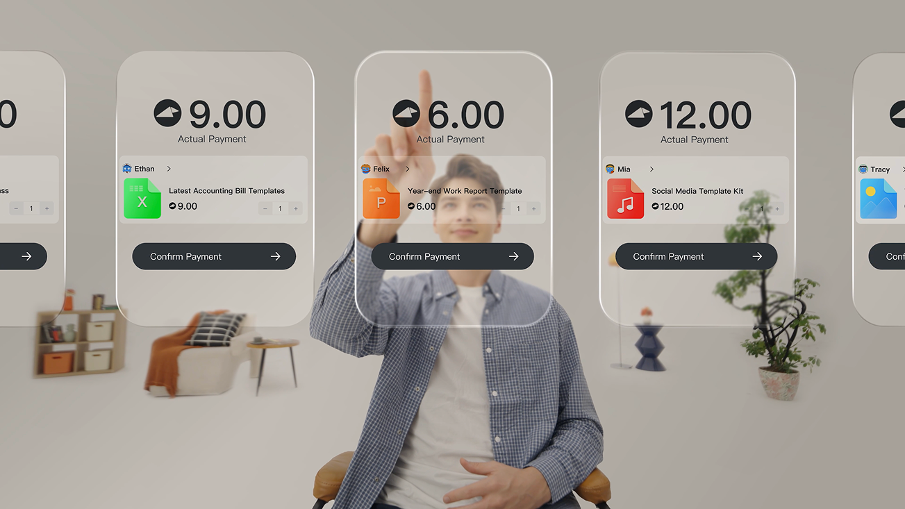 Peer-to-peer marketplace cards